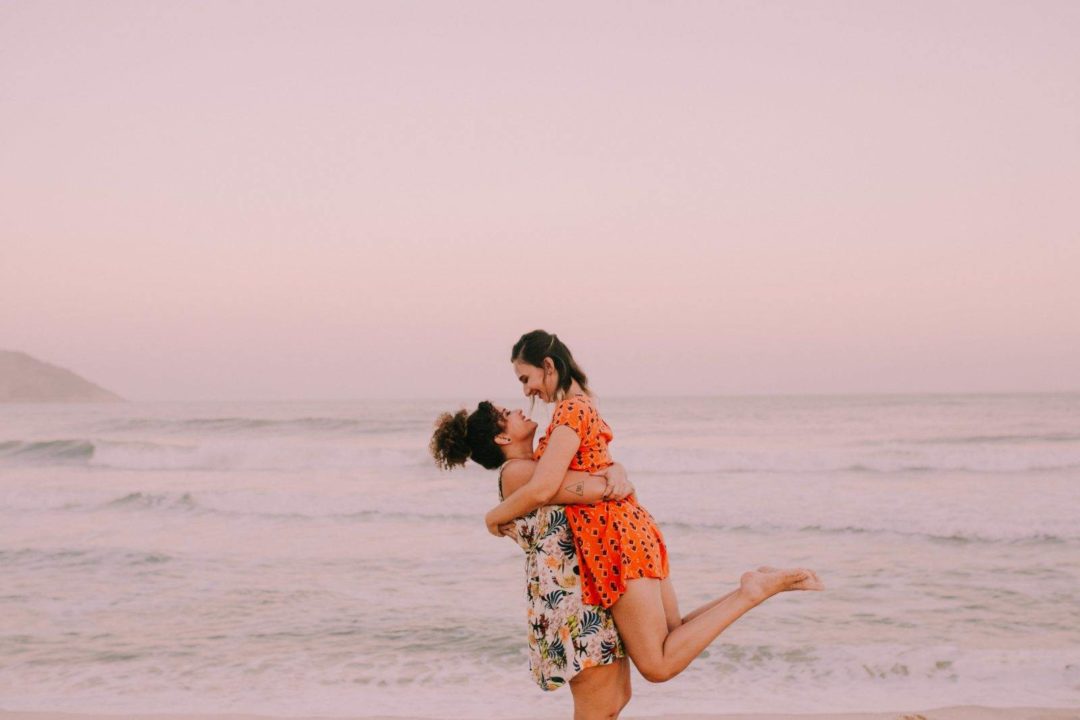 couple on beach