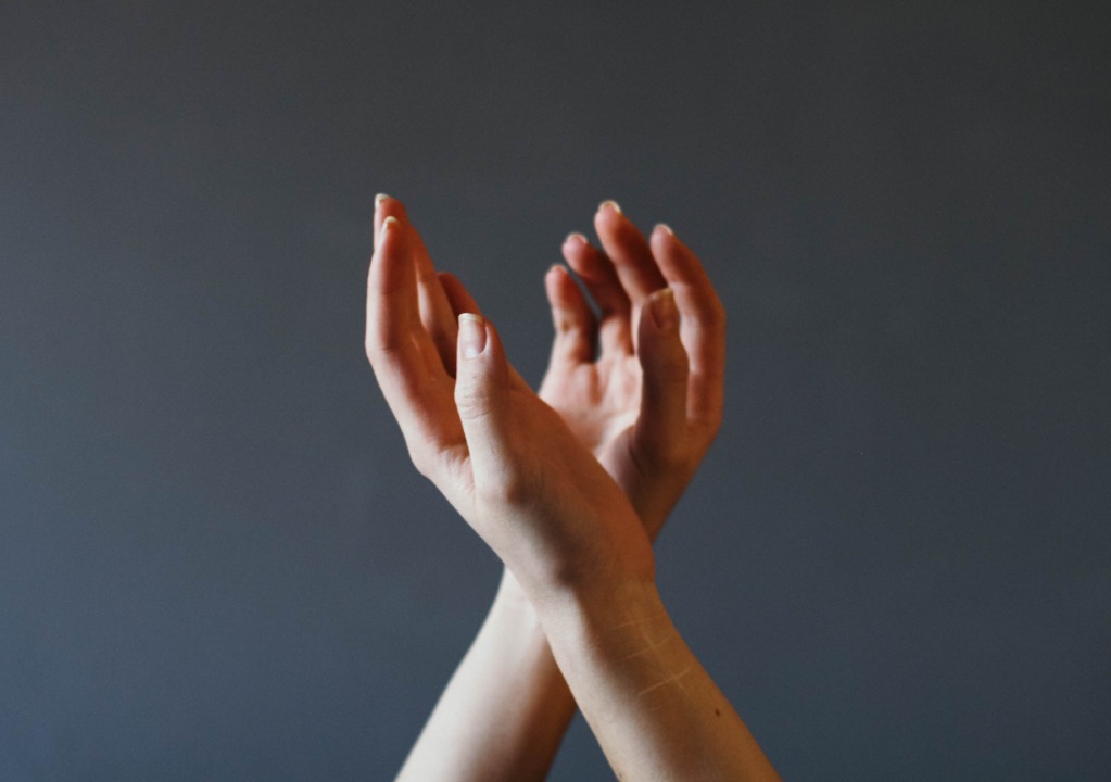 Two hands in the air