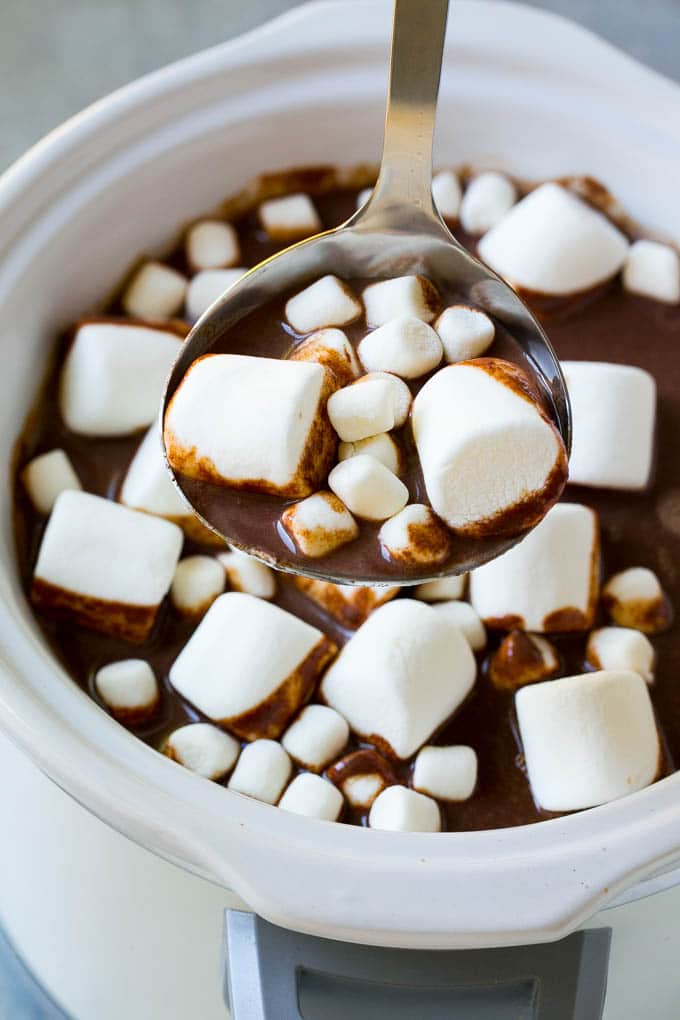 Slow cooker hot chocolate